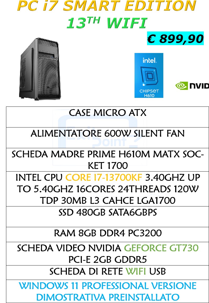 PC I7 SMART EDITION 13TH WIFI