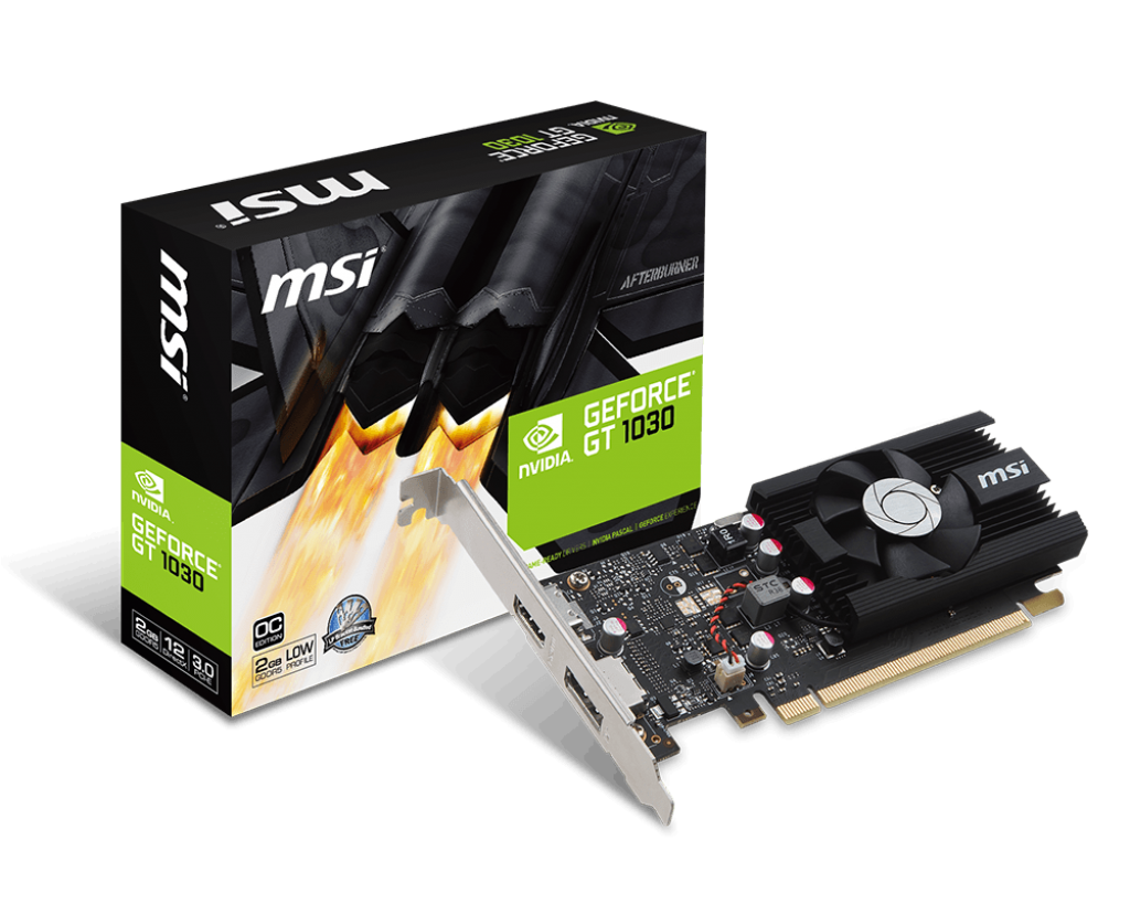 VD MSI GEFORCE GT1030 OC 2GB LP PCIe