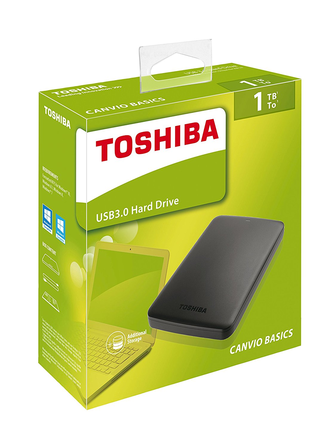 HD EST TOSHIBA CANVIO 2.5 1TB USB3.0