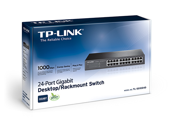 SWITCH 24 10/100/1000 TP-LINK TL-SG1024D