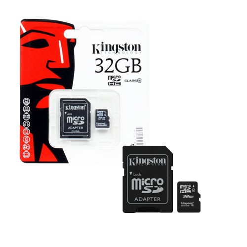 MEMORY CARD KINGSTON microSDHC 32GB CL4