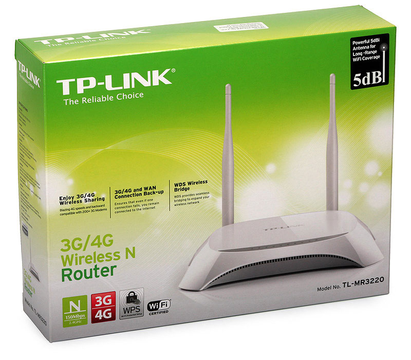 ROUTER 3G/4G WiFi 300 TP-LINK TL-MR3420