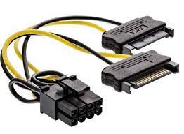 CAVO ALIMENTAZIONE PCIe SATA 8 PIN 