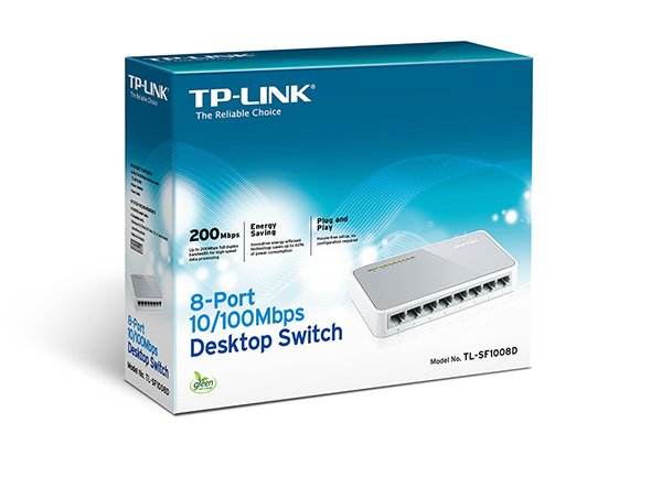 SWITCH 8 PORTE 10/100 TP-LINK TL-SF1008D