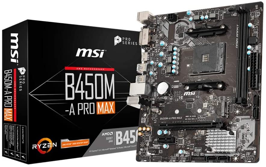 MB MSI B450M PRO-MAX DDR4 M.2 M.ATX