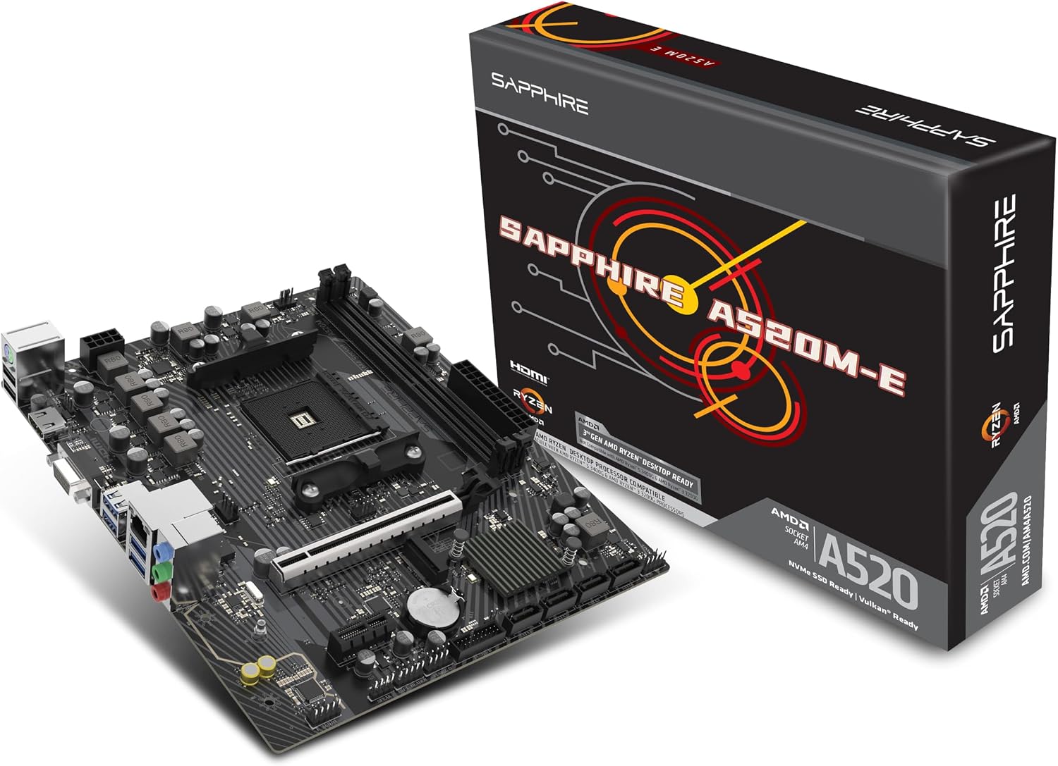 MB SAPPHIRE A520M-E DDR4 AM4 