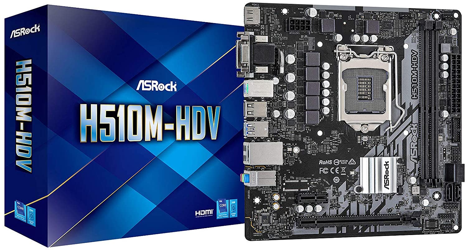 ASROCK H510M-HDV m.2 DDR4 LGA1200 microATX