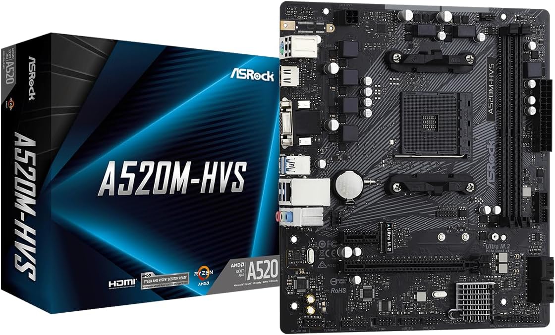 MB ASROCK A520M-HVS DDR4 AM4