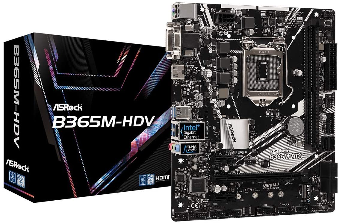 MB ASROCK B365M HDV DDR4 ATX SK1151