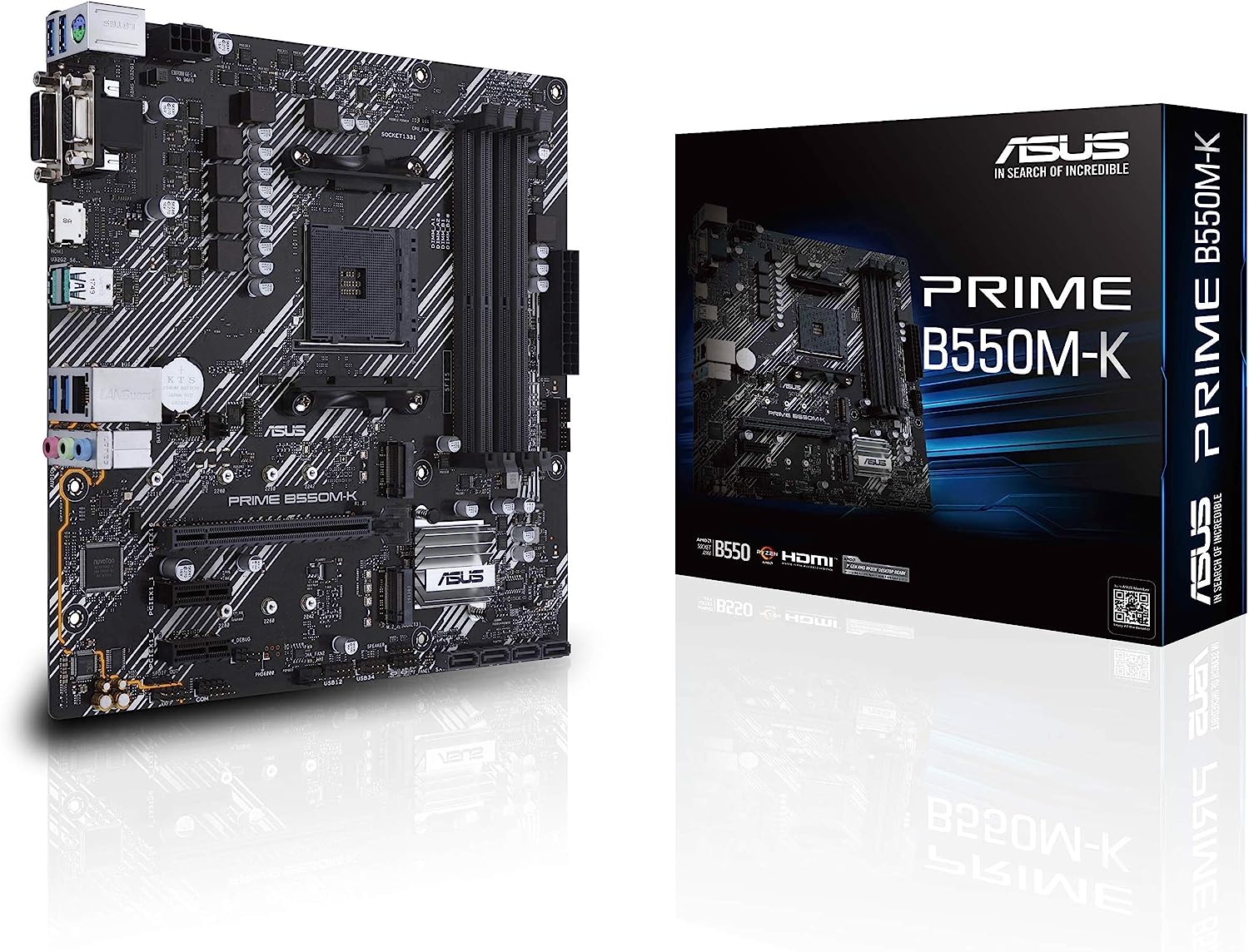 MB ASUS PRIME B550M-K M.2 AM4 DDR4