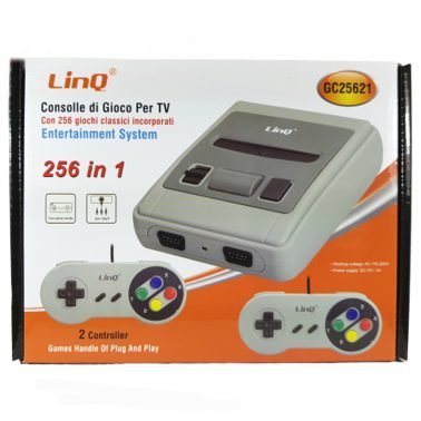 LINQ CONSOLLE RETRO' 256 GIOCHI GC25621