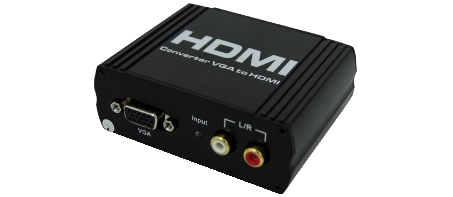 CONVERTITORE DA VGA A HDMI CON AUDIO