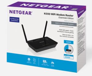 MODEM/ROUTER ADSL2+ NETGEAR D1500 N300