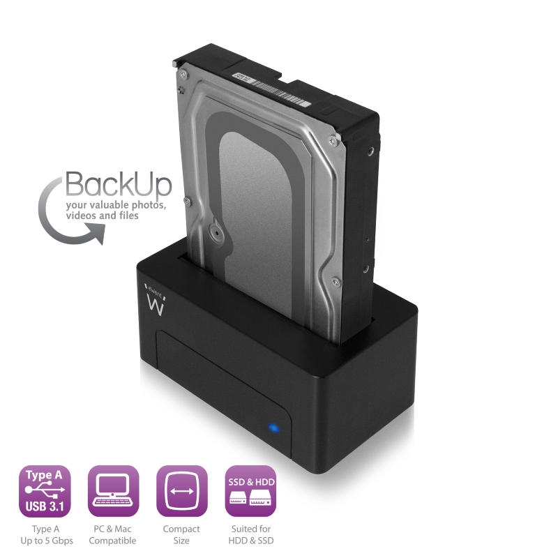 DOCKING STATION SATA USB3.2 EW7012