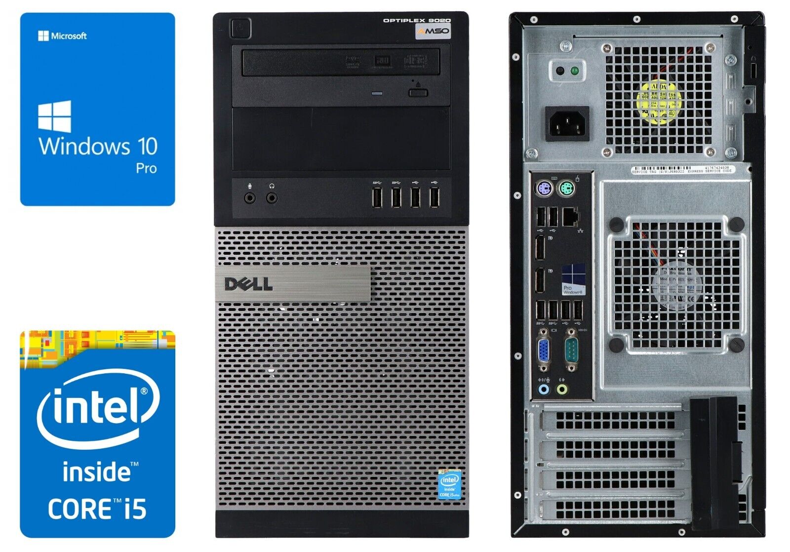 PC DELL REFUR OPTIPLEX I5-4570 8GB HDD500 W10