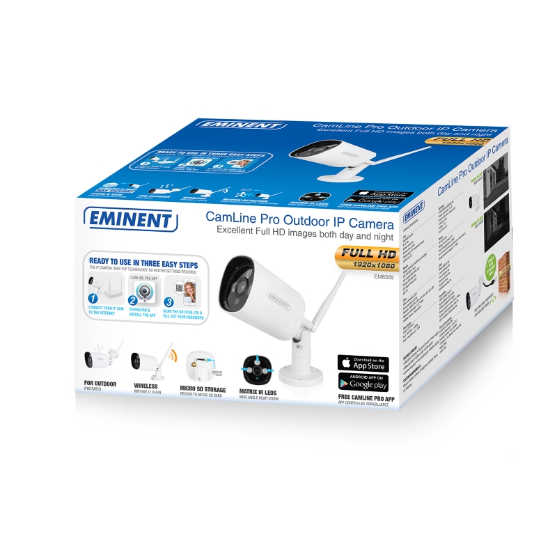 IPCAMERA FULLHD WiFi EMINENT SD EM6355