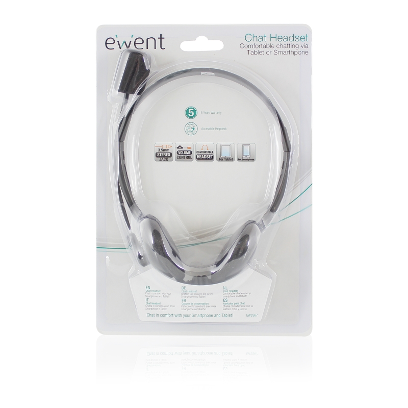 CUFFIA + MIC EWENT HEADSET EW3563