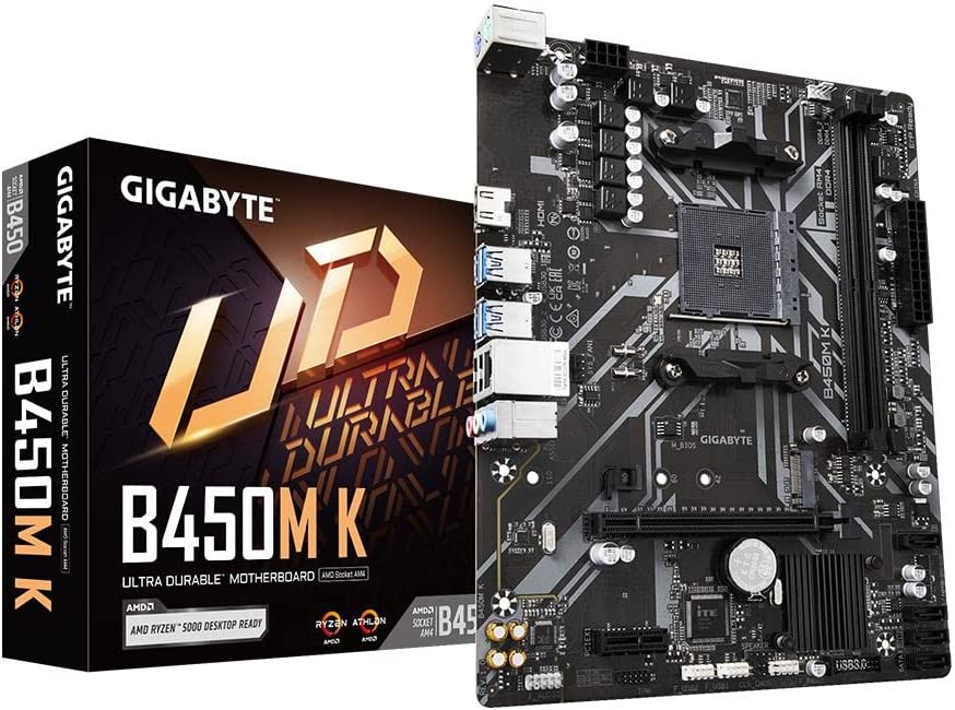 MB GIGABYTE B450M K AM4 DDR4 MICRO ATX 