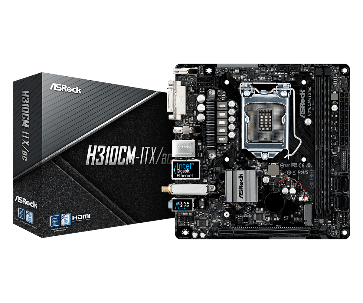 ASROCK H310CM-ITX/AC 9th WI-FI MICRO ITX