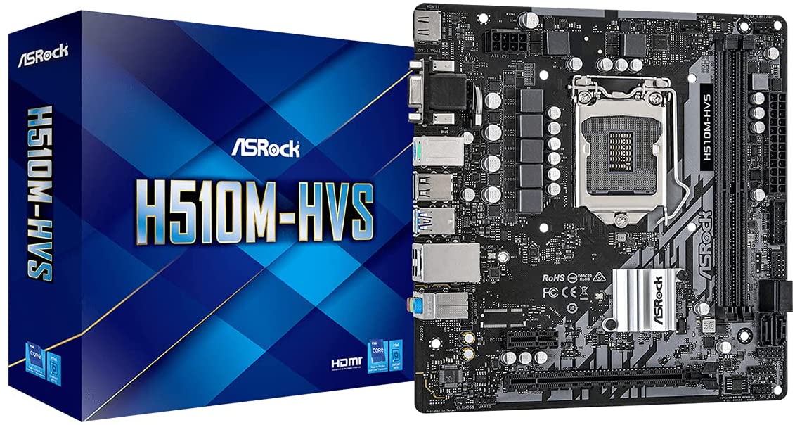MB ASROCK H510M HVS LGA1200 mATX DDR4