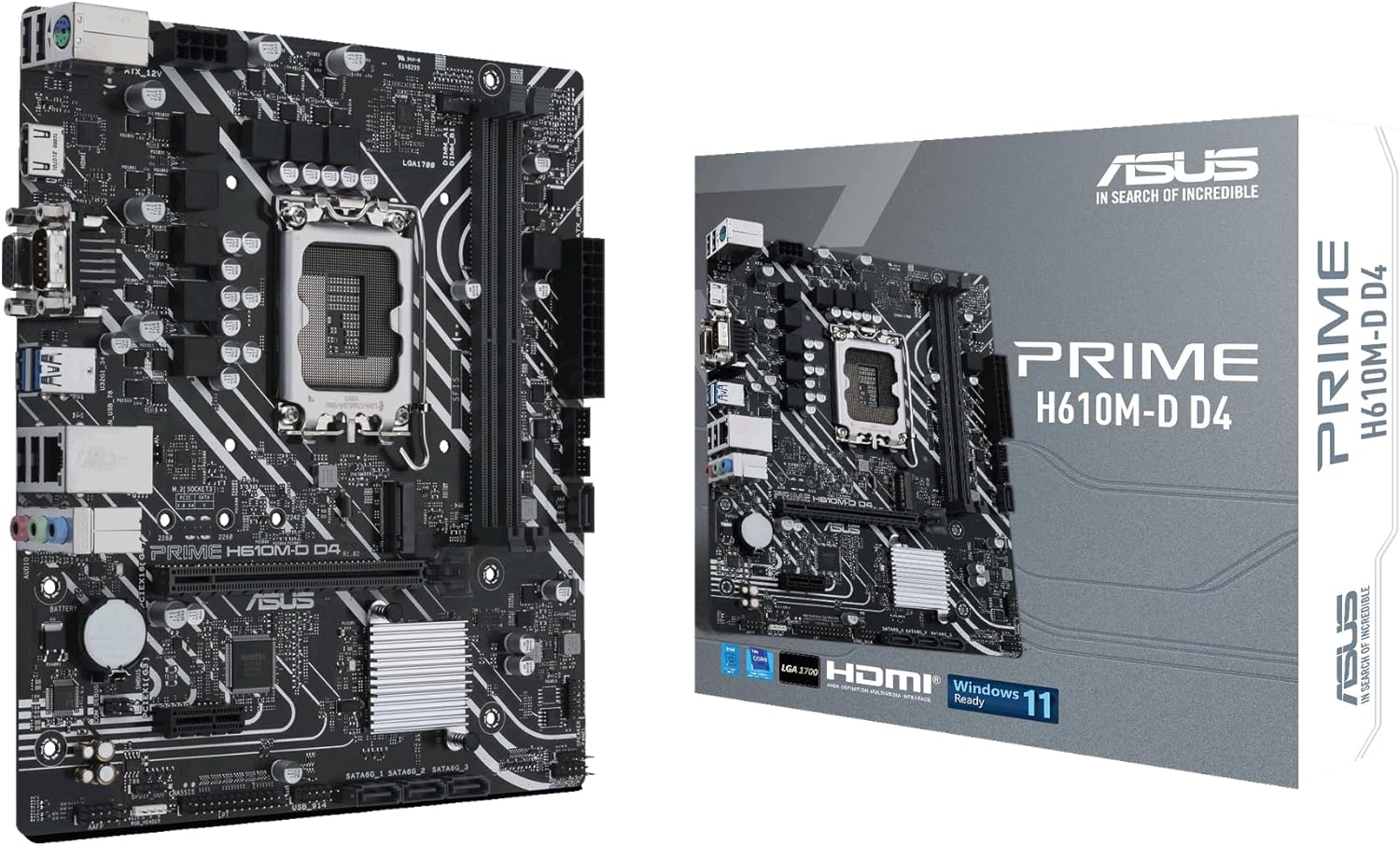 MB ASUS H610M-D D4 DDR4 M.ATX VGA HDMI