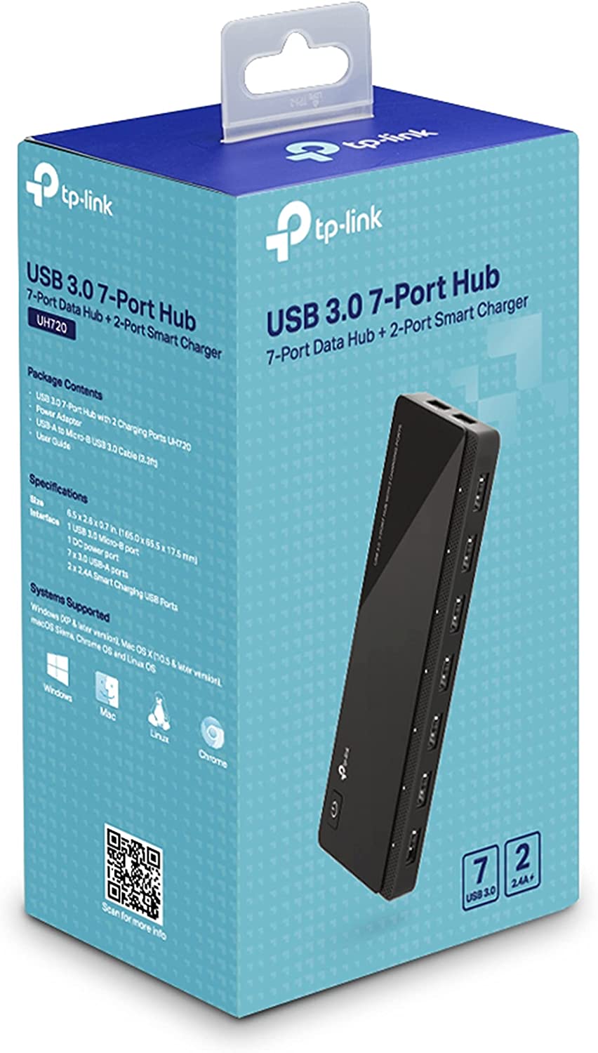 TP-LINK HUB USB 3.0 7 PORTE UH720 