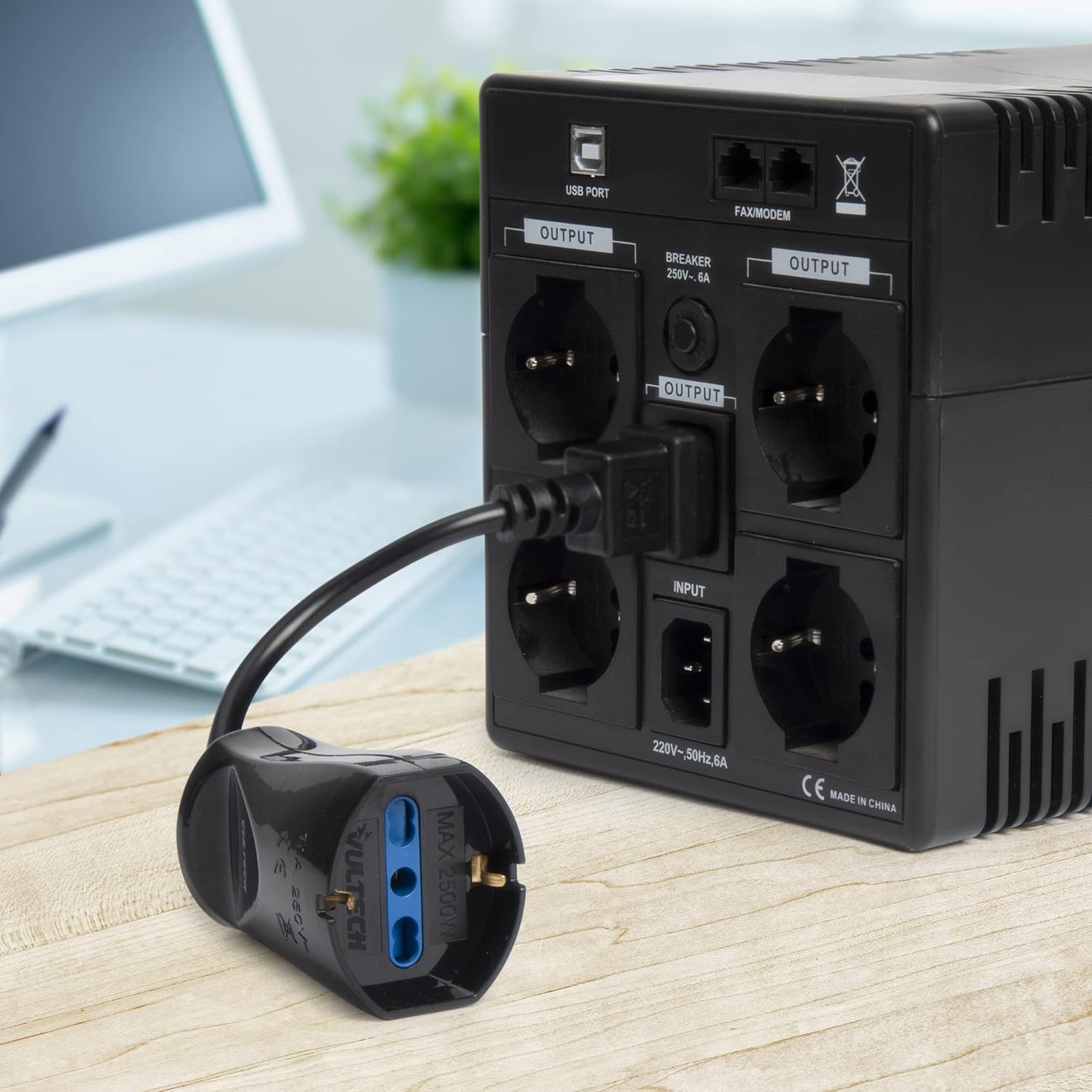ADATATTATORE X UPS IEC VULTECH