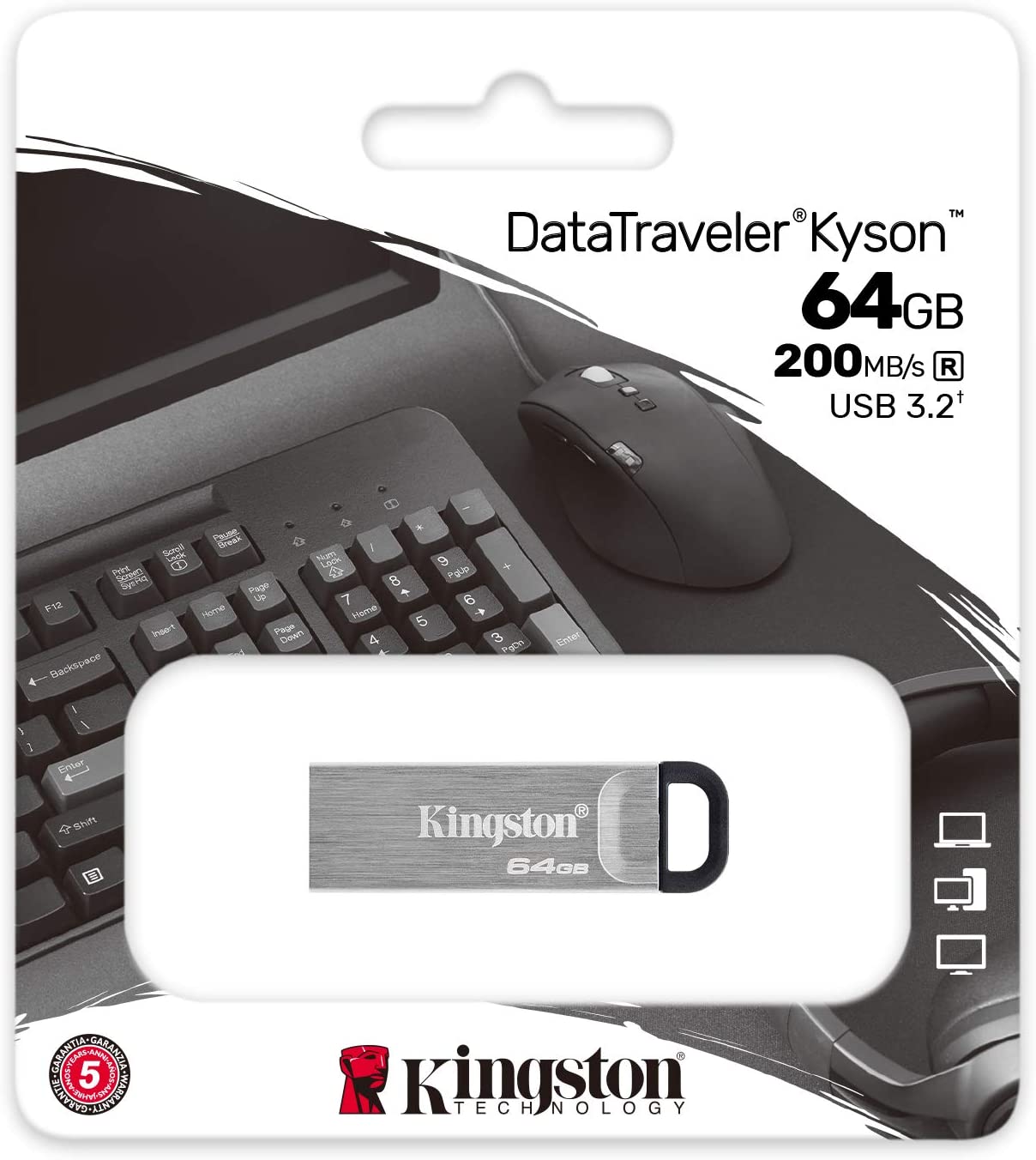 PENDRIVE KINGSTON DT KYSON 64GB USB3.2
