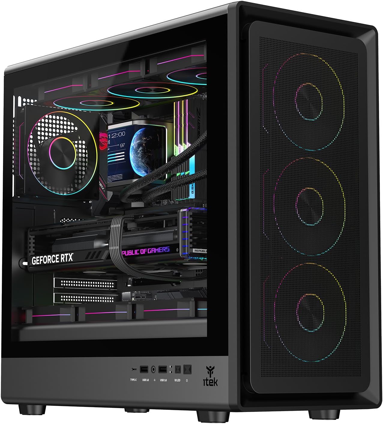 CASE ITEK MESCHCORE 36B ARGB ATX GAMING