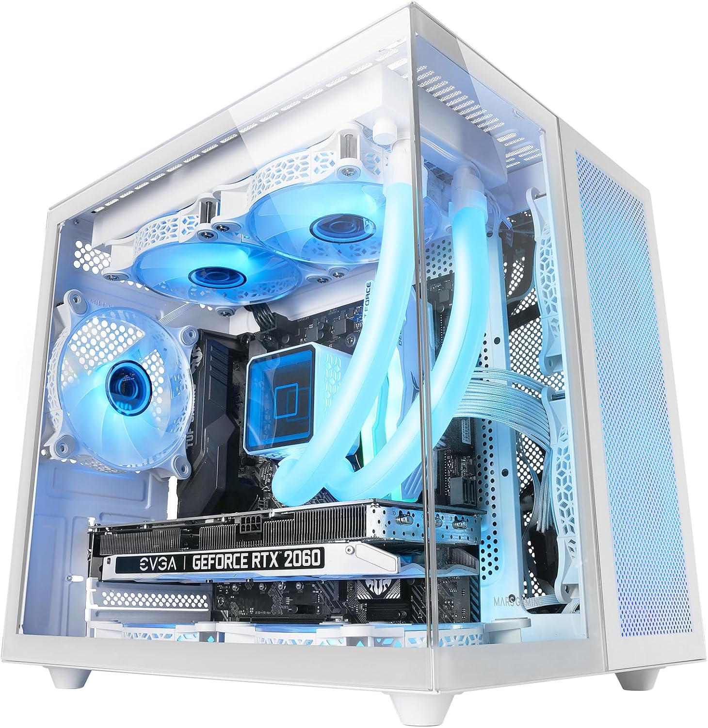 BOX  MARS GAMING MC-NOVAM M.ATX WHITE