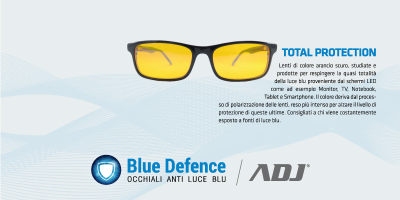 OCCHIALI ADJ BLUE COLO PROTEZIONE