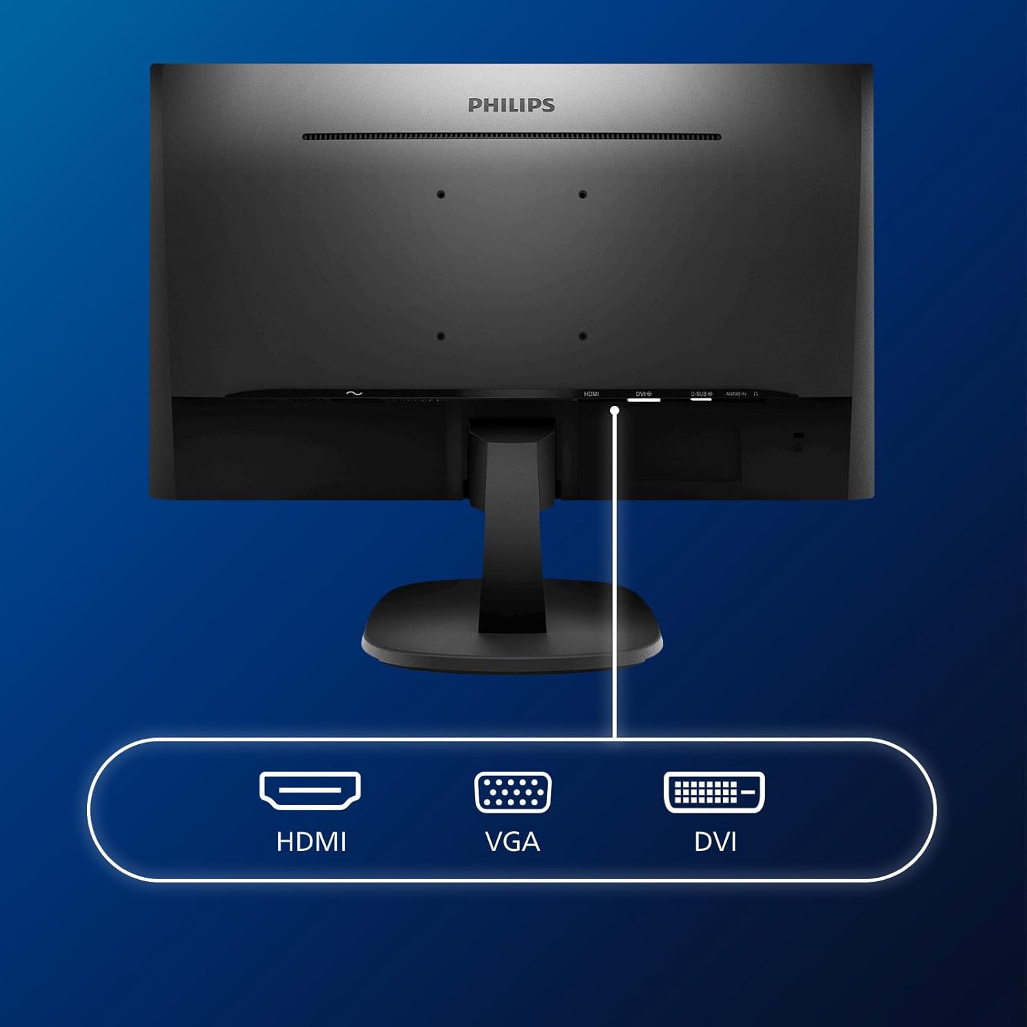 MONITOR PHILIPS 243V7QDAB 24HDMI VGA DVI  LED