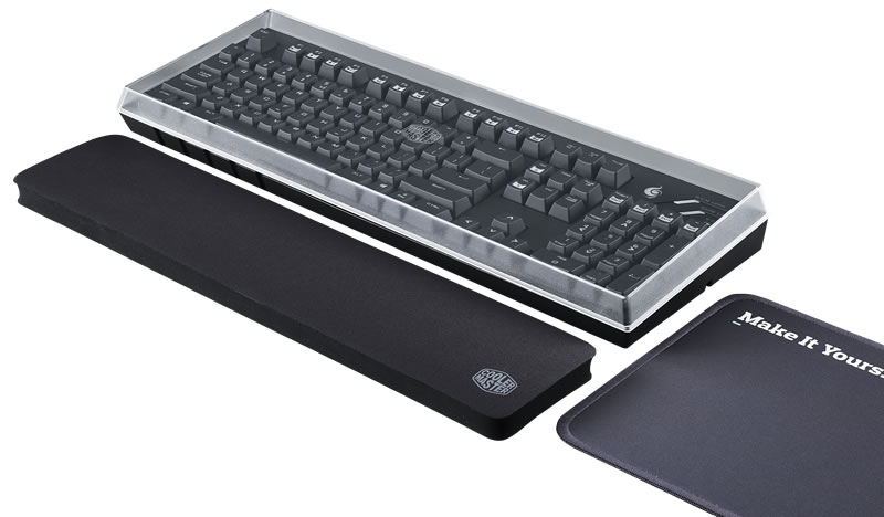 MASTERACCESSORY WRIST REST BLACK P.POLSI