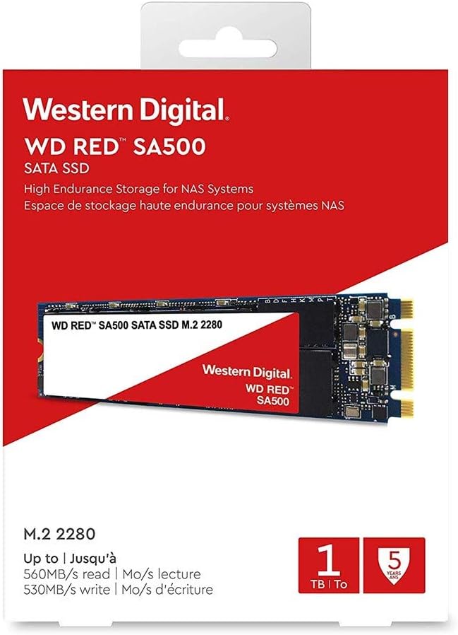 WD RED SA500 M.2 NVME SSD 1TB 