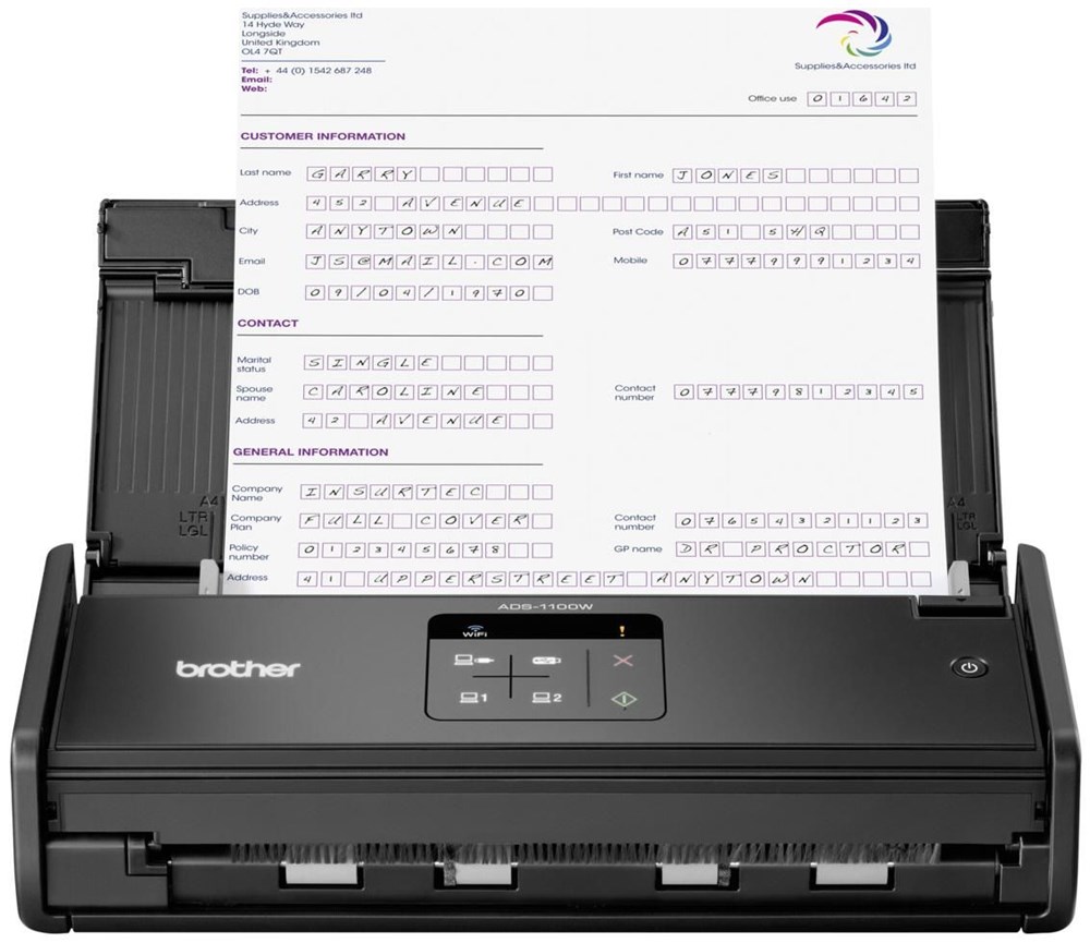 BROTHER SCANNER DOCUMENTALE CIS ADS 1100