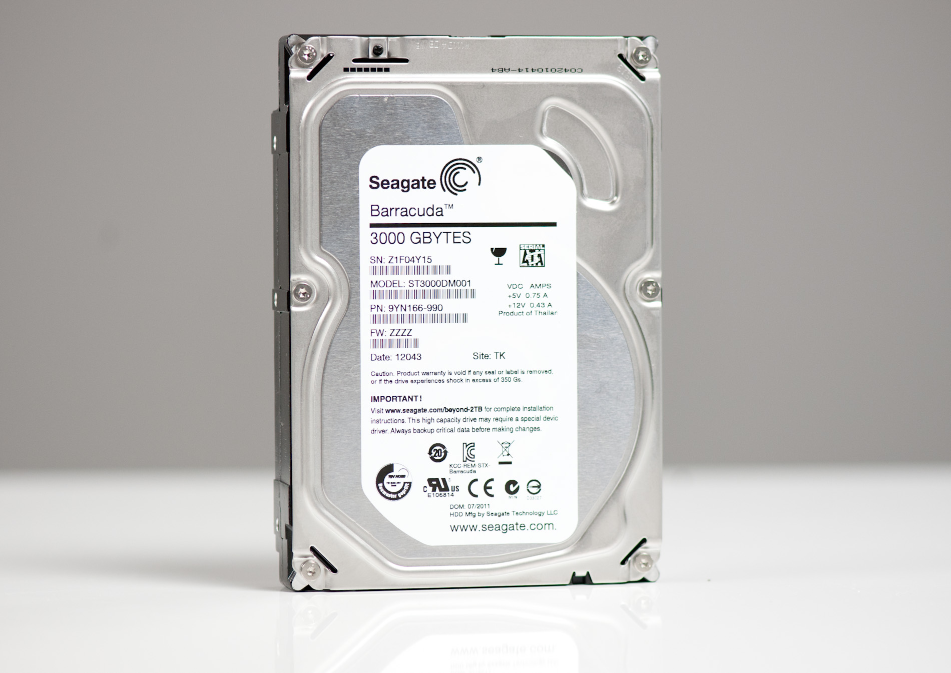 HD SEAGATE BARRACUDA 3TB 256MB SATA 3