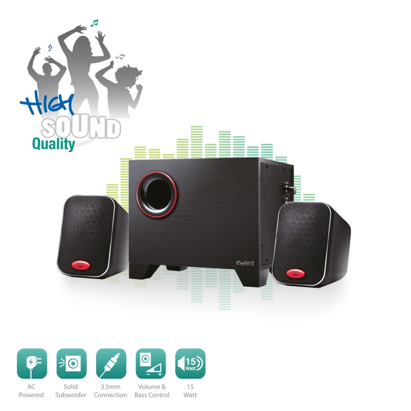 SPEAKER MULTIMEDIALI 2.1 EWENT EW3505