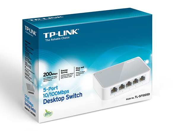 SWITCH 5 PORTE 10/100 TP-LINK TL-SF1005D