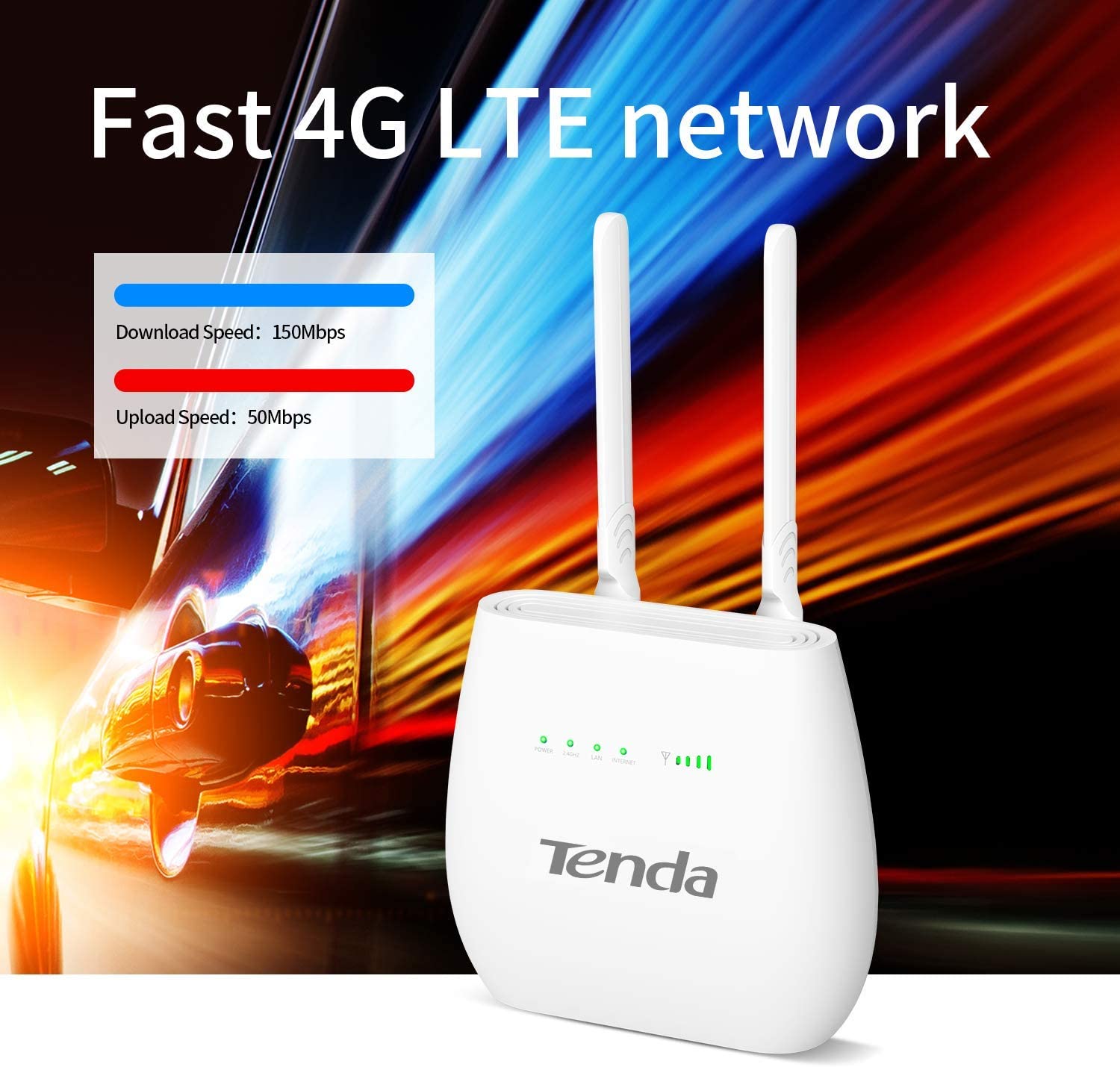 ROUTER 4G LTE WiFi 300 TENDA 4G68