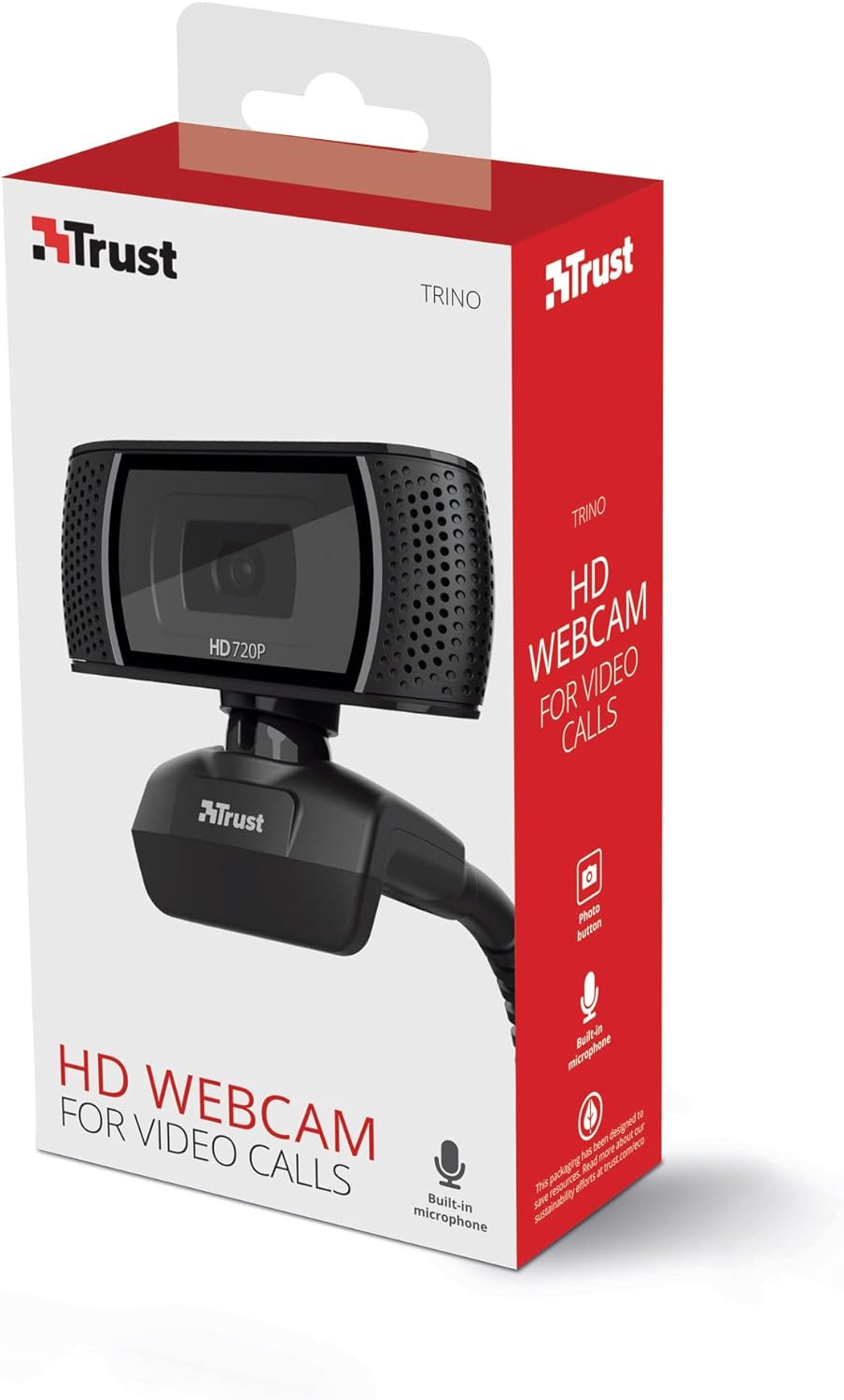 WEBCAM TRUS TRINO HD 720P + MIC USB
