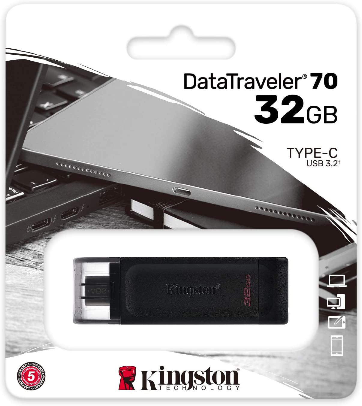 PENDRIVE KINGSTON DT 70 TYPE-C 32GB