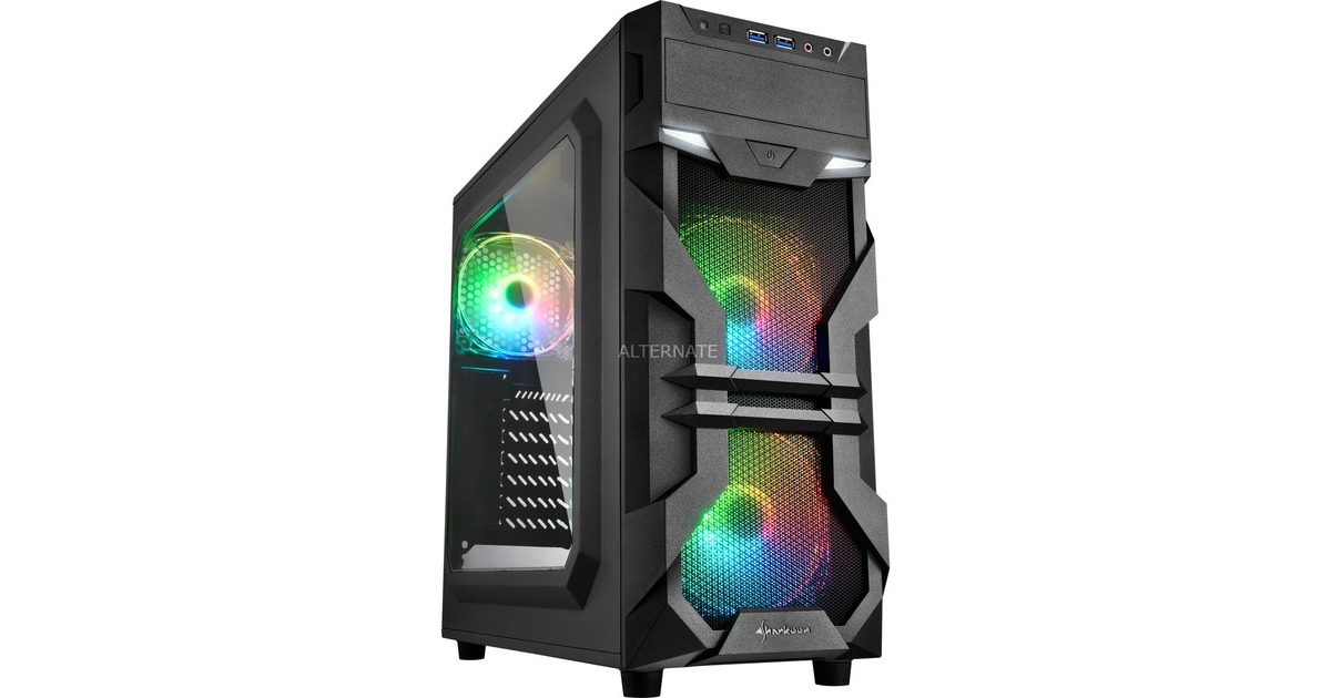 BOX GAMING RGB SHARKOON VG7-W ATX