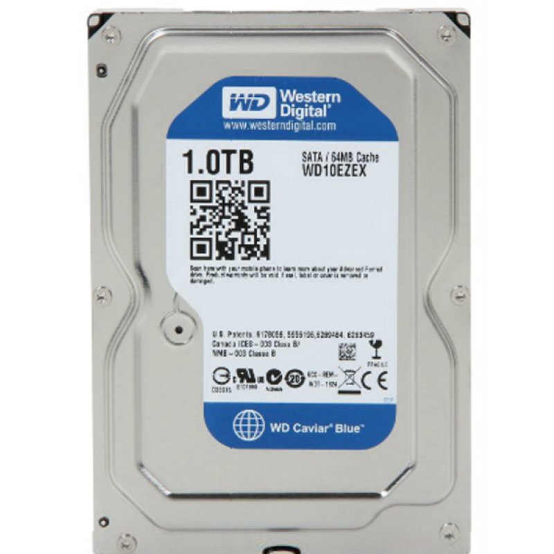 HD WD10EZEX 1TB 7200rpm 64MB SATA6Gbs