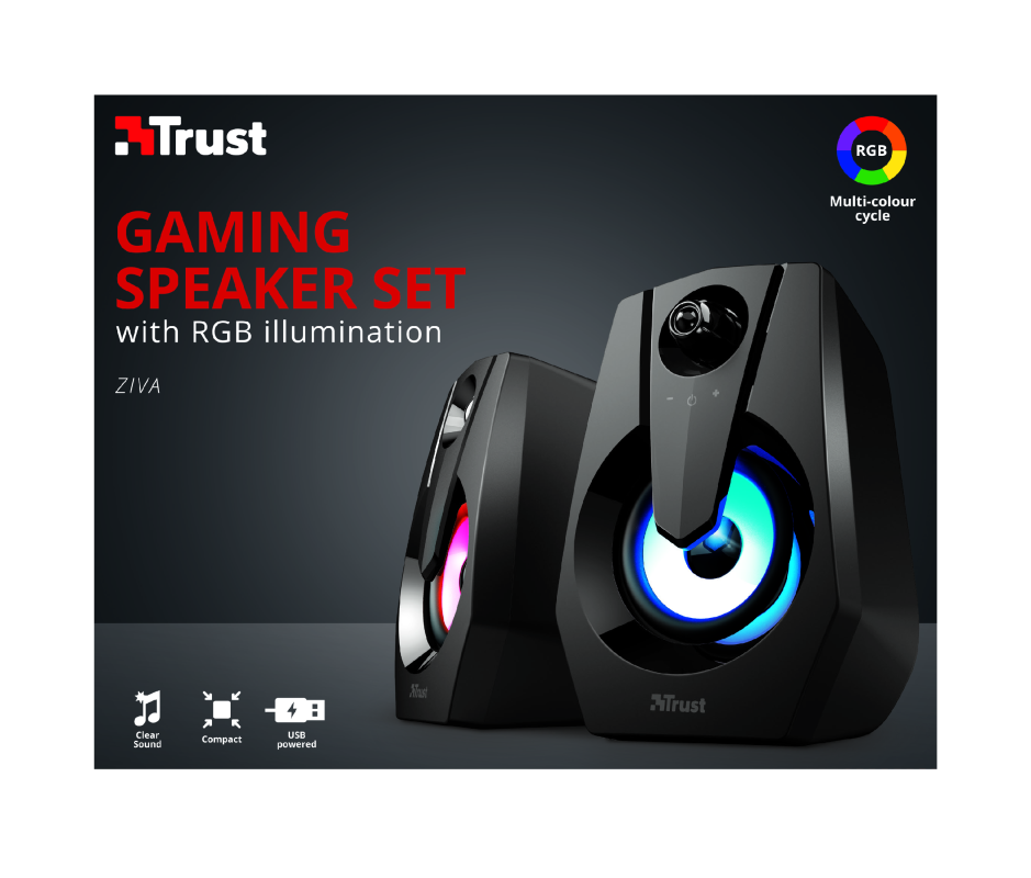 SPEAKER TRUST GAMING RGB DIVA USB