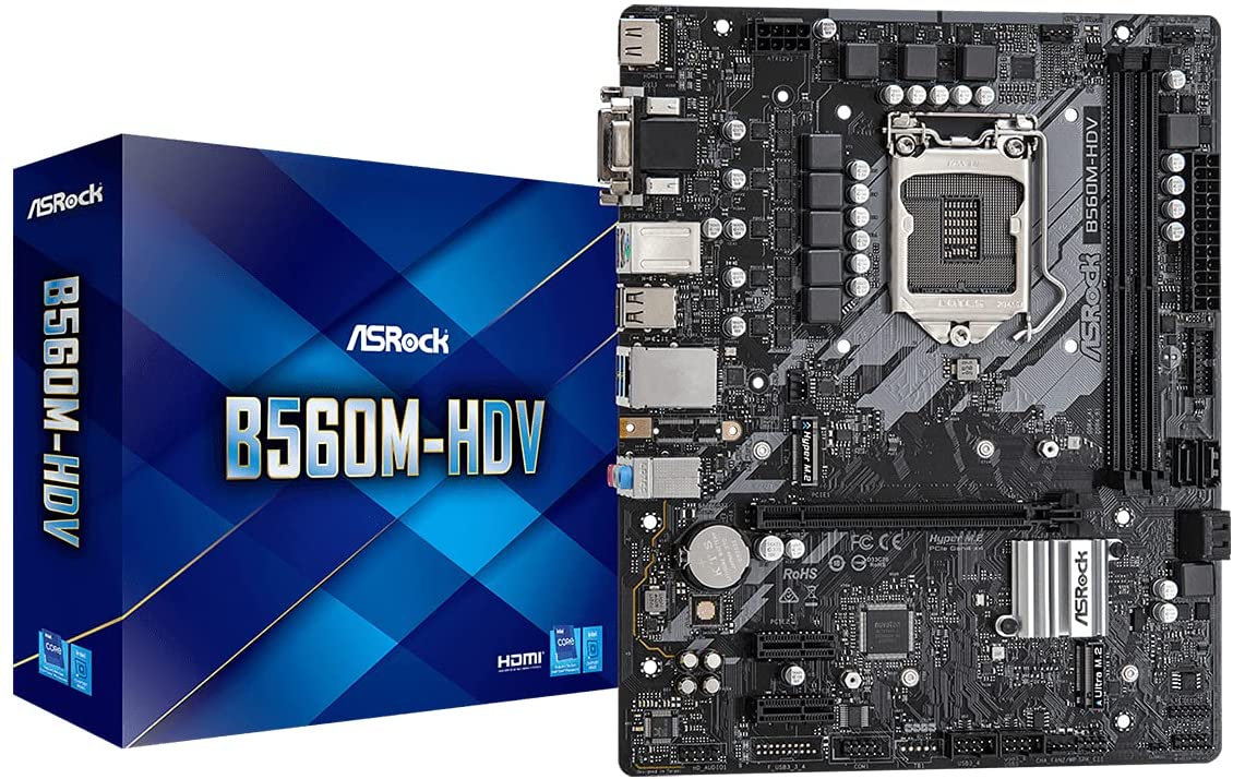 MB ASROCK B560M HDV DDR4  SK 1200 mATX
