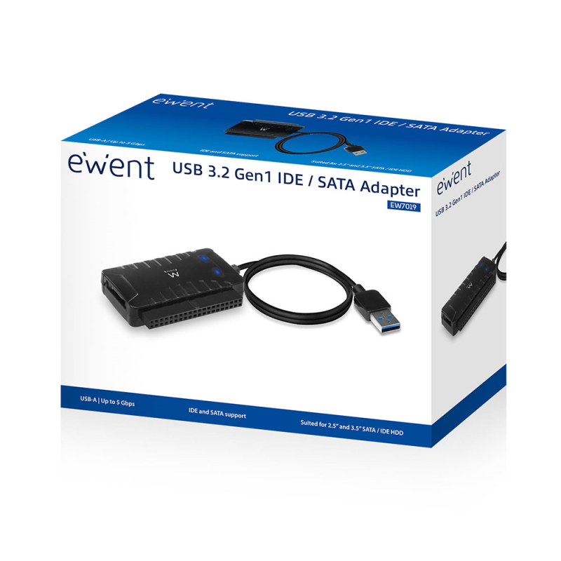 CONTROLLER USB 3.0 TO SATA + IDE EWENT ew7019