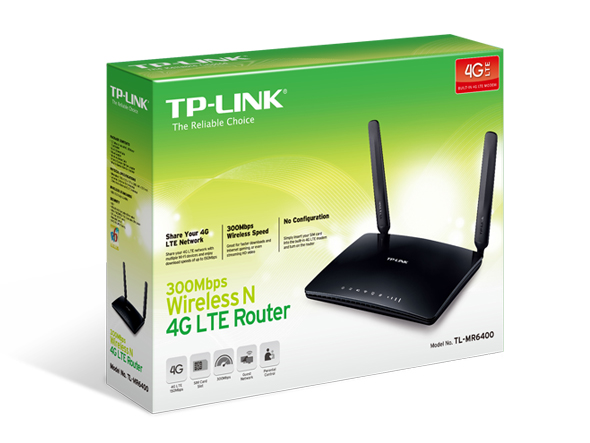 ROUTER 4G WiFi 300 TP-LINK TL-MR6400