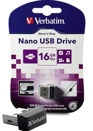 PENDRIVE VERBATIM 16GB NANO USB