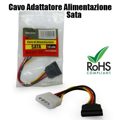 CAVO PRLUNGA SDOPPIATORE DI ALIMENTAZIONE ADATTATORE PCIe 8 PIN A 2 X  8PIN(6+2)