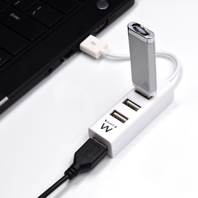 HUB USB 2.0 4 PORTE MINI EWENT EW1123